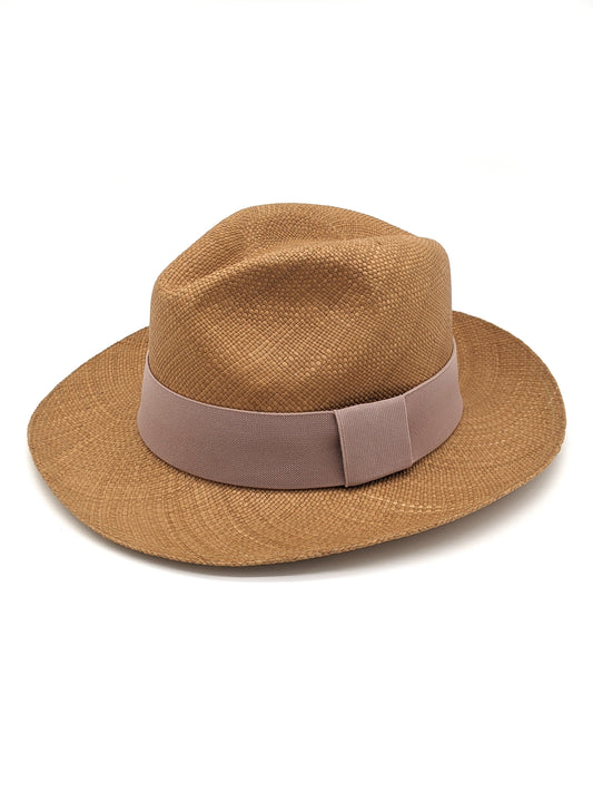 Brown Panama with Oyster Band