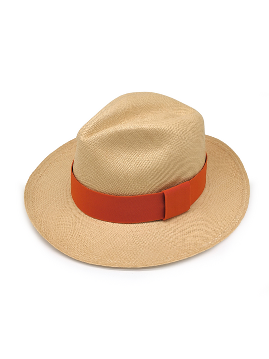 Natural Panama with Orange Band
