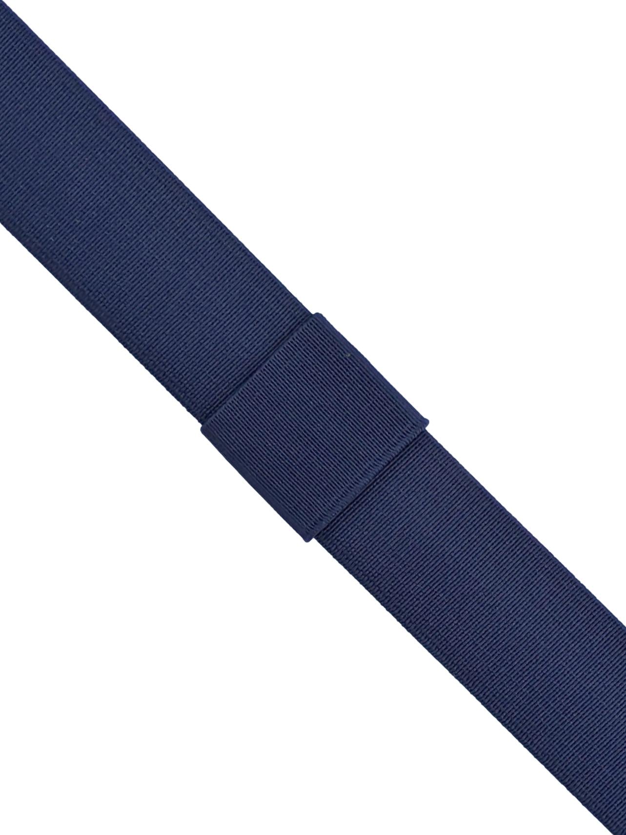 White Panama with Navy Band