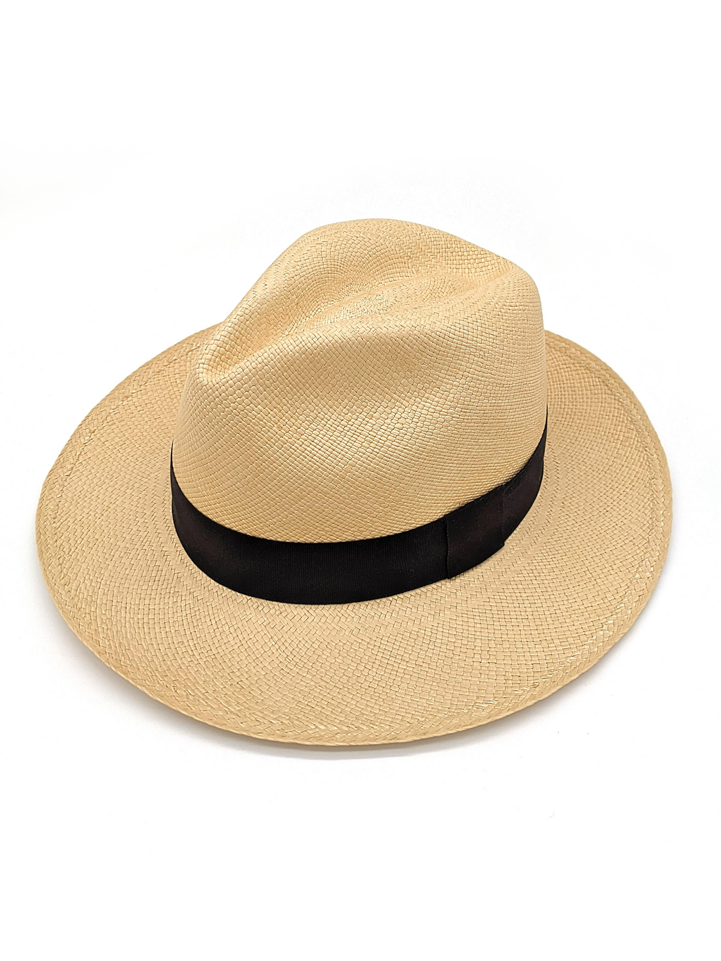 Natural Panama with Light Pink Band