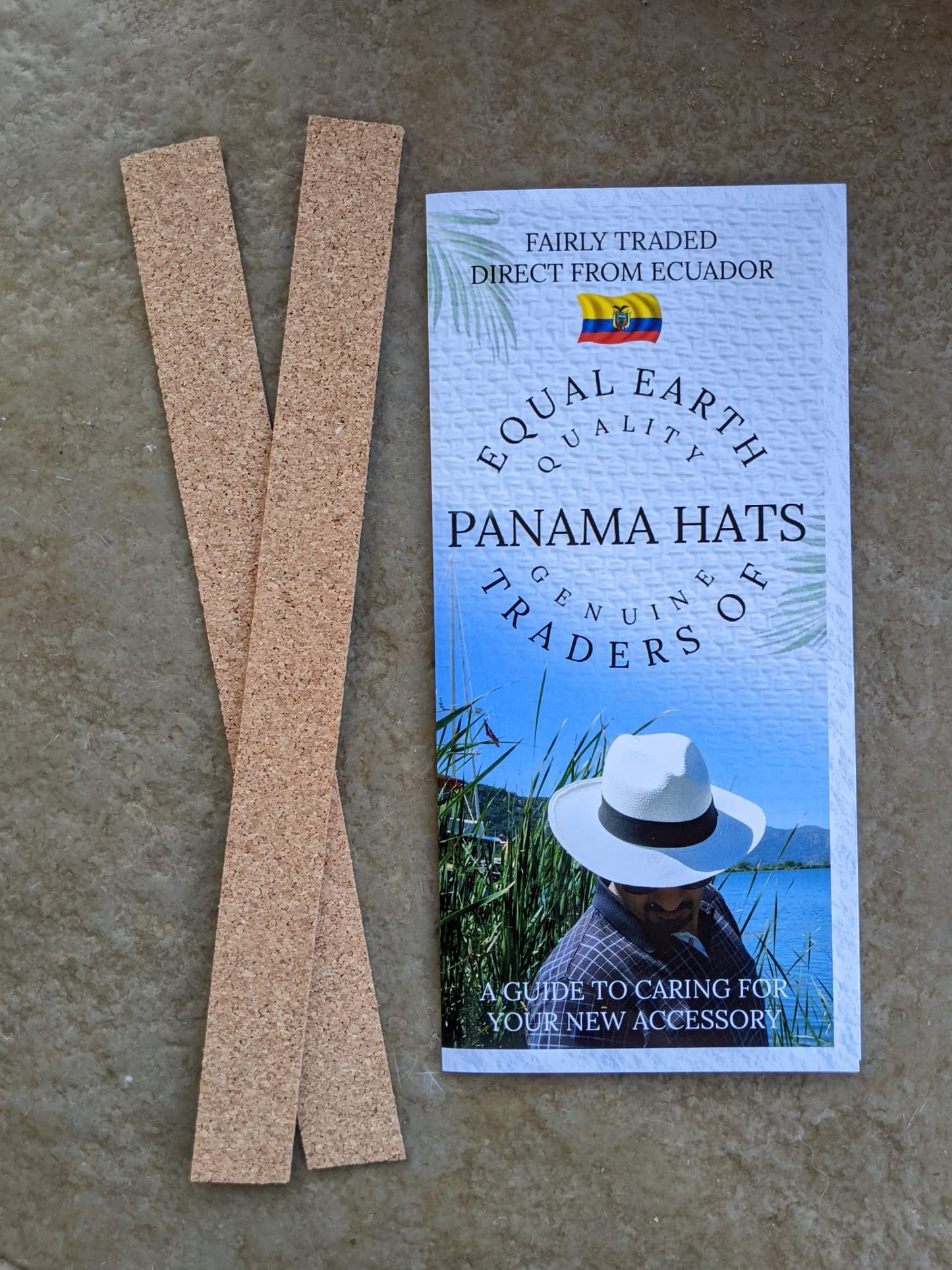 Brown Panama with Red Bow Band