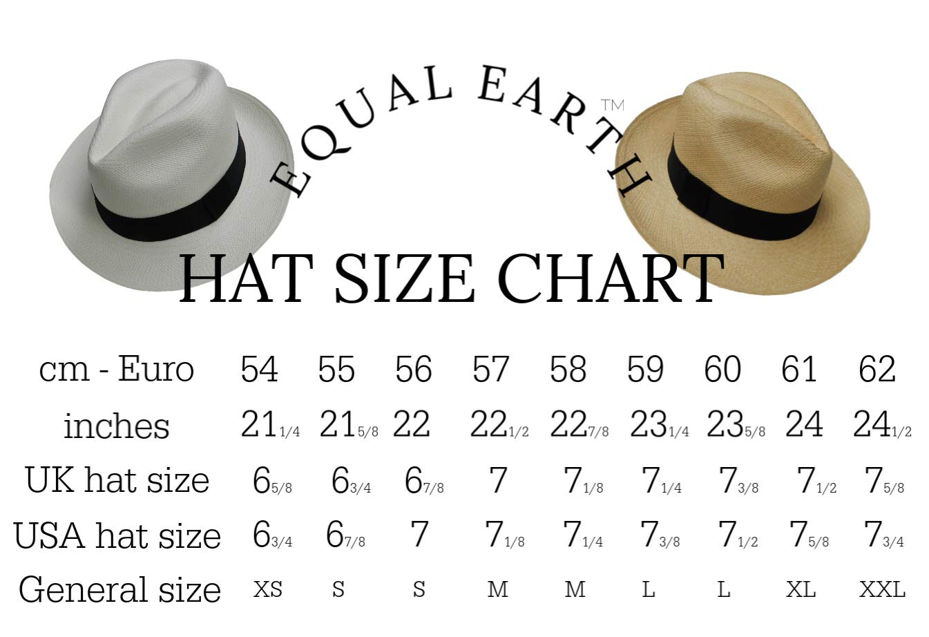 Natural Panama Hat ~ Grey Pinched Band 55cm