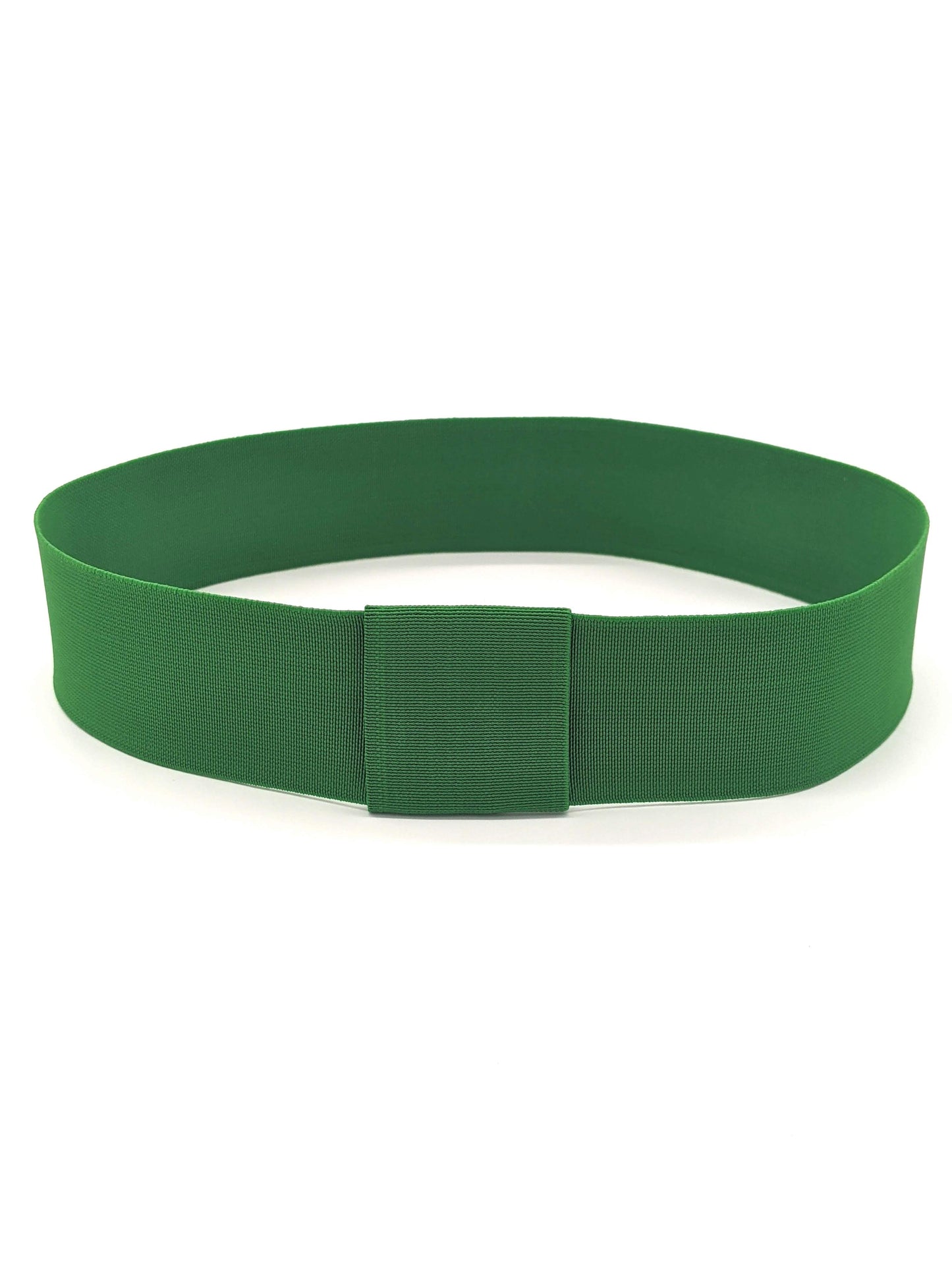 White Panama with Green Band