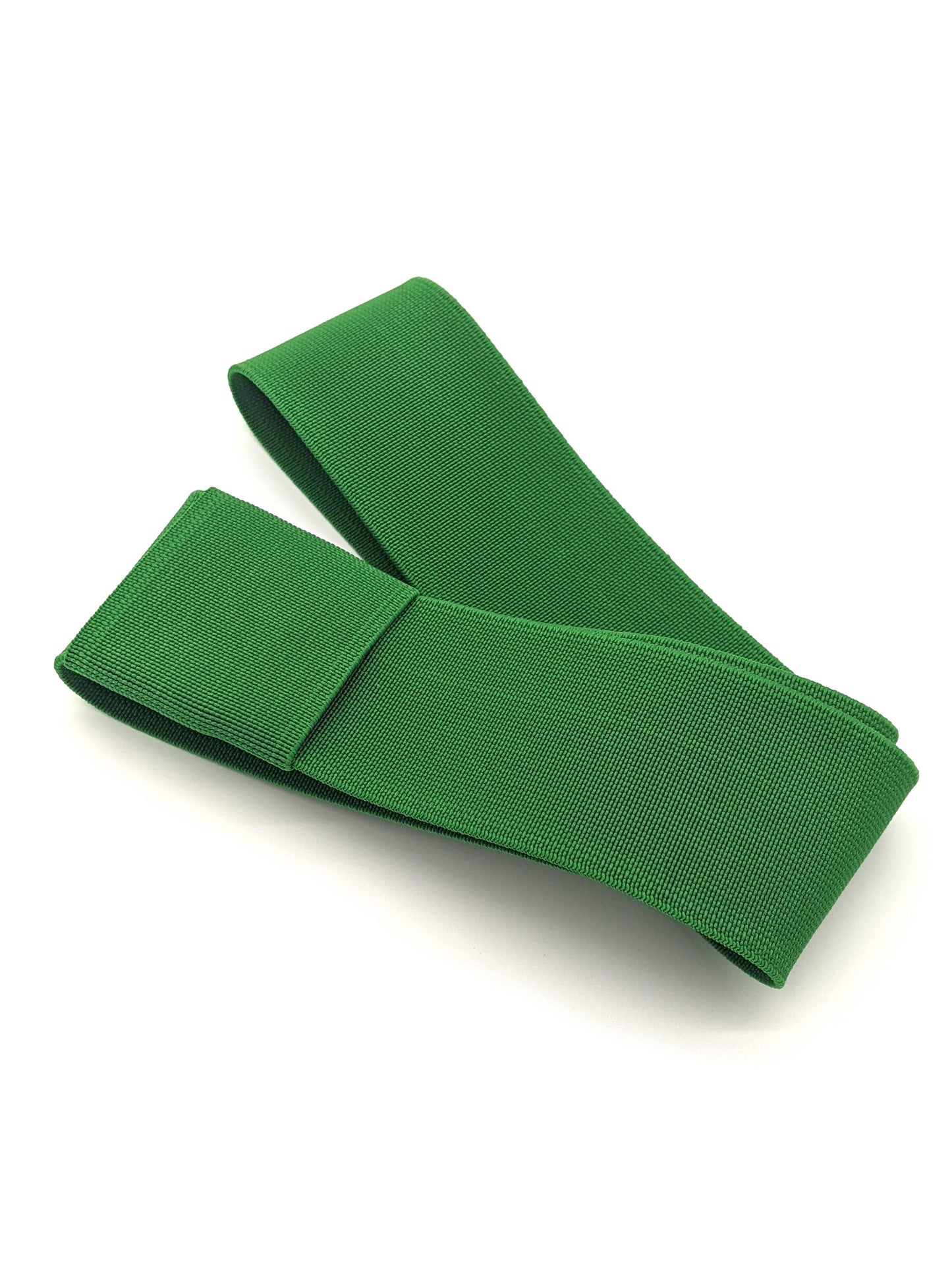 White Panama with Green Band