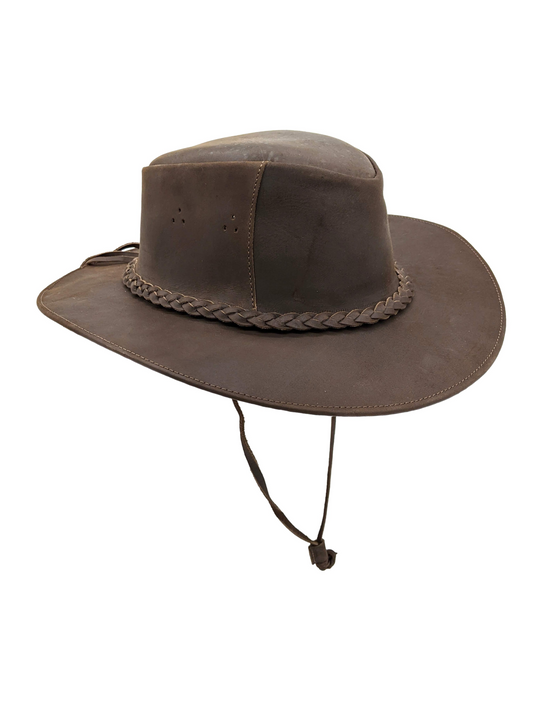 Leather Fedora