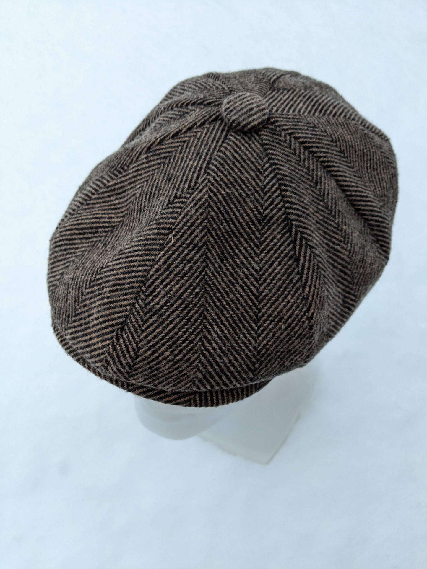 Peaky Cap - Herringbone Brown