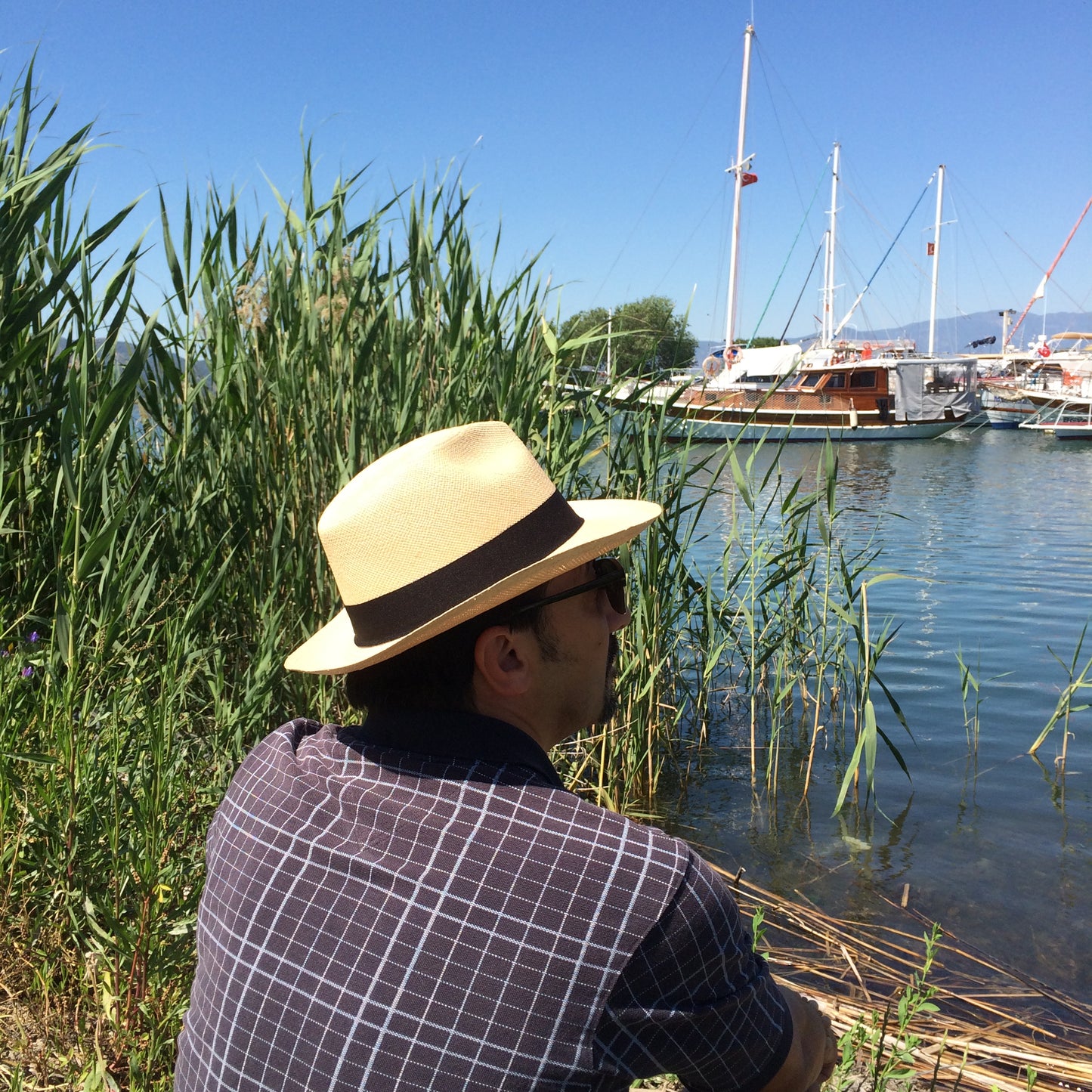 Natural Panama Hat & Travel Tube