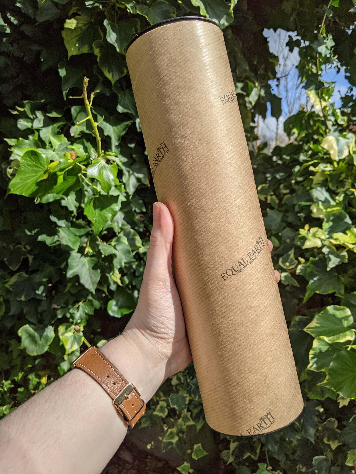 Natural Panama Hat & Travel Tube