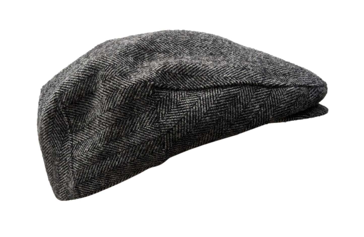 Wool Flat Cap - Tweed Silver