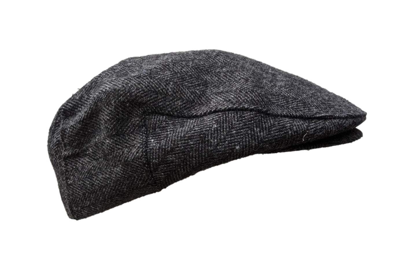 Wool Flat Cap - Tweed Grey