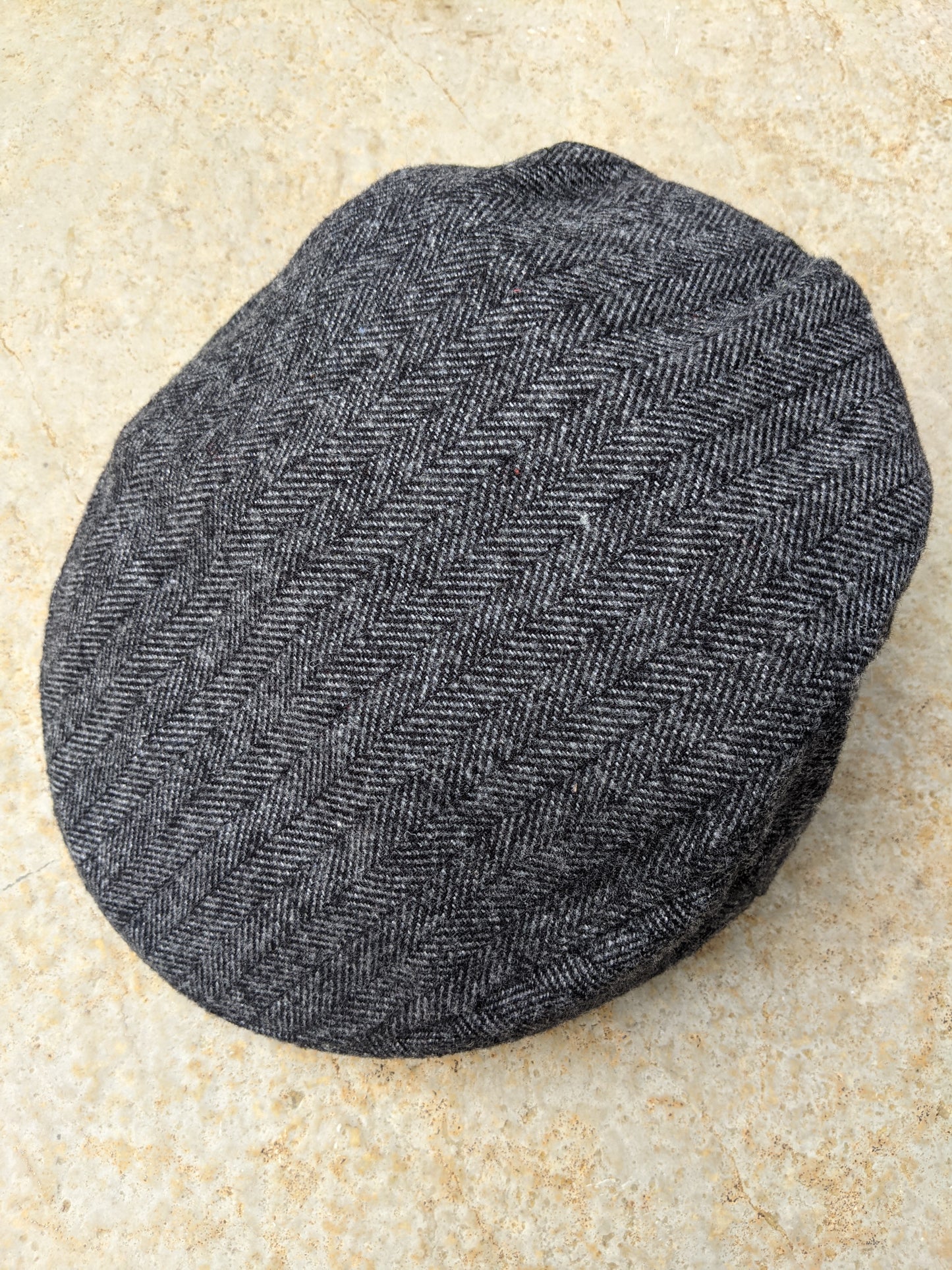 Wool Flat Cap - Tweed Grey