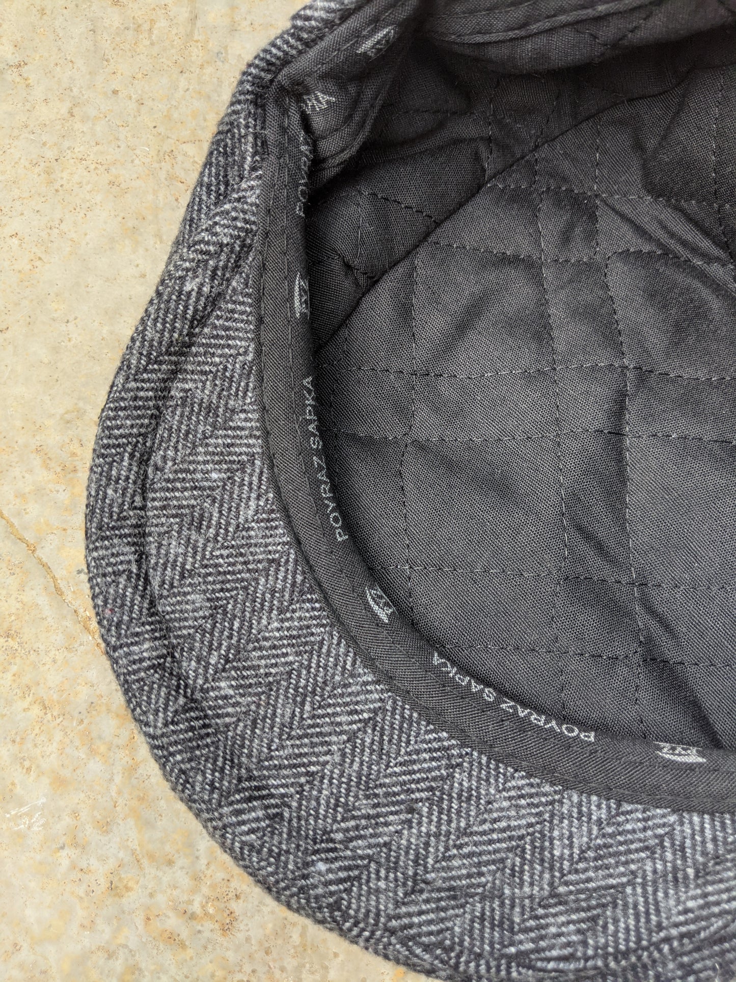 Wool Flat Cap - Tweed Grey