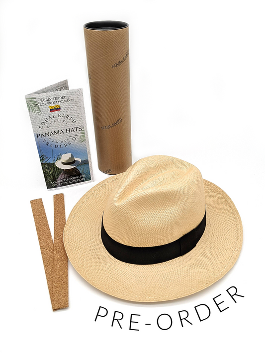 Pre-Order Natural Panama Hat + Travel Tube