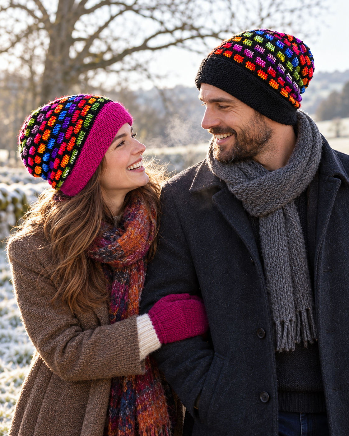 Alpaca Wool Beanie Hat HEX