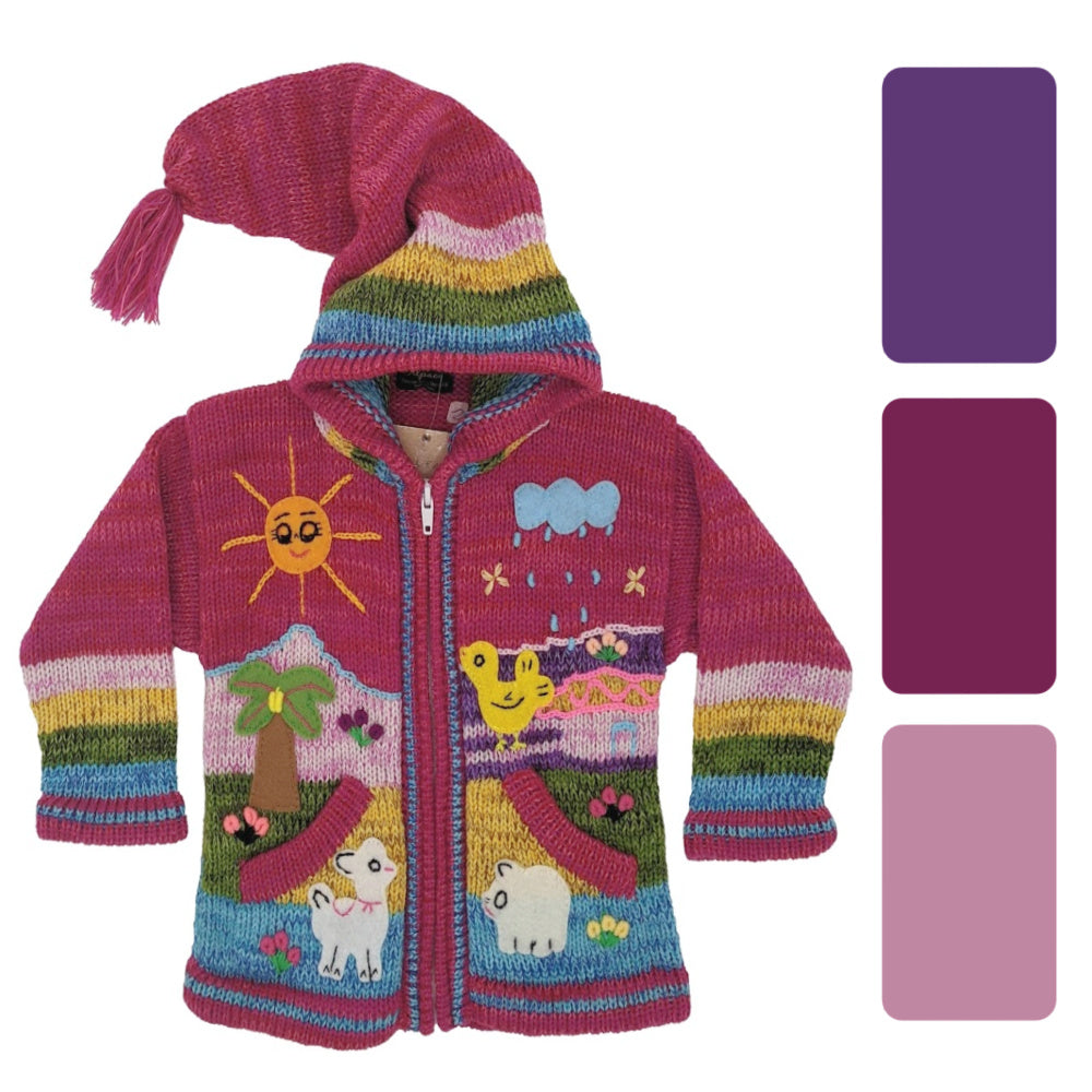 Embellished Kids Jacket - Girls - Age 7-8