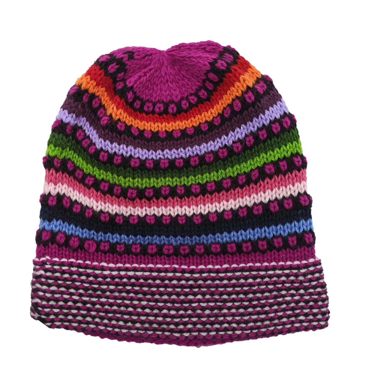 Alpaca Wool Beanie Hat (B)
