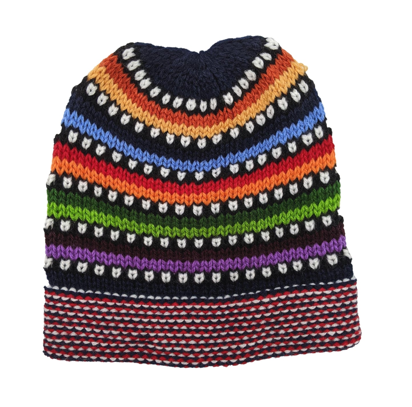 Alpaca Wool Beanie Hat (B)
