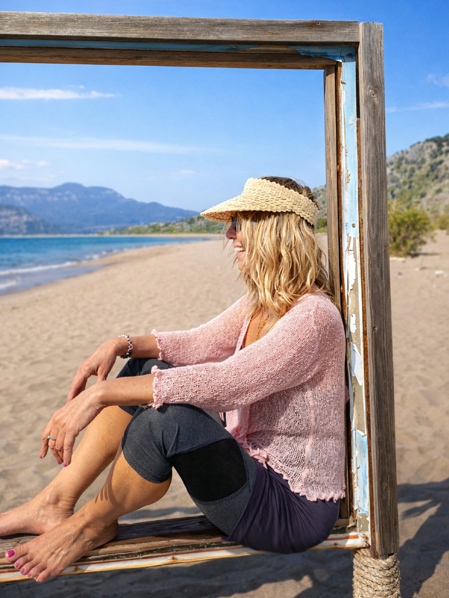 Bali Summer Shrug - Light Pink