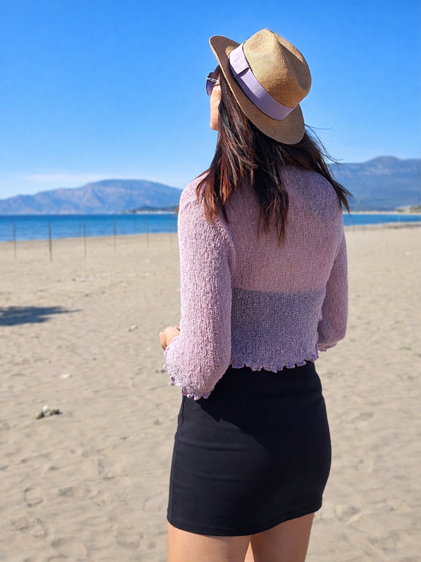 Bali Summer Shrug - Lilac