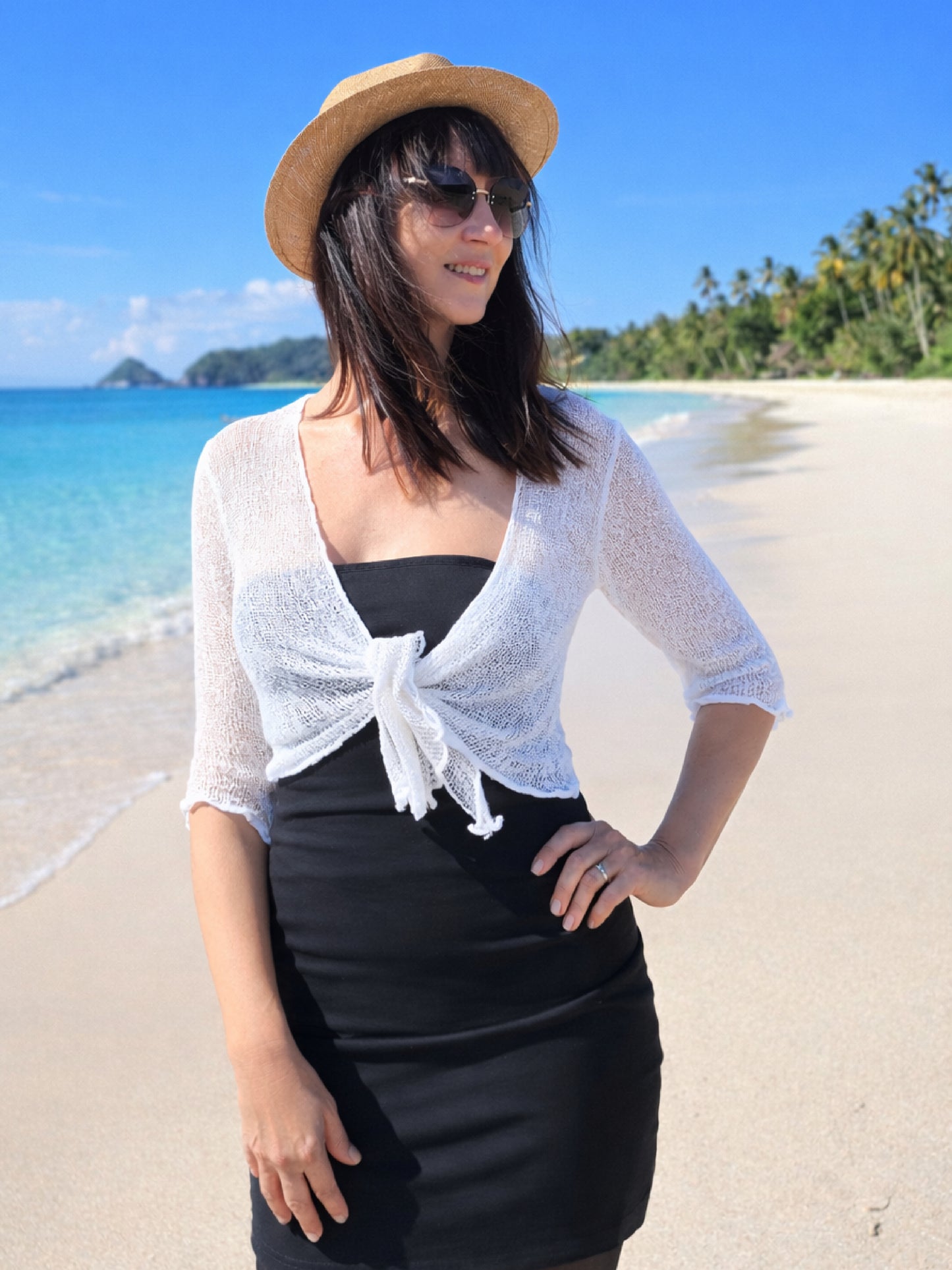 Bali Summer Shrug - White