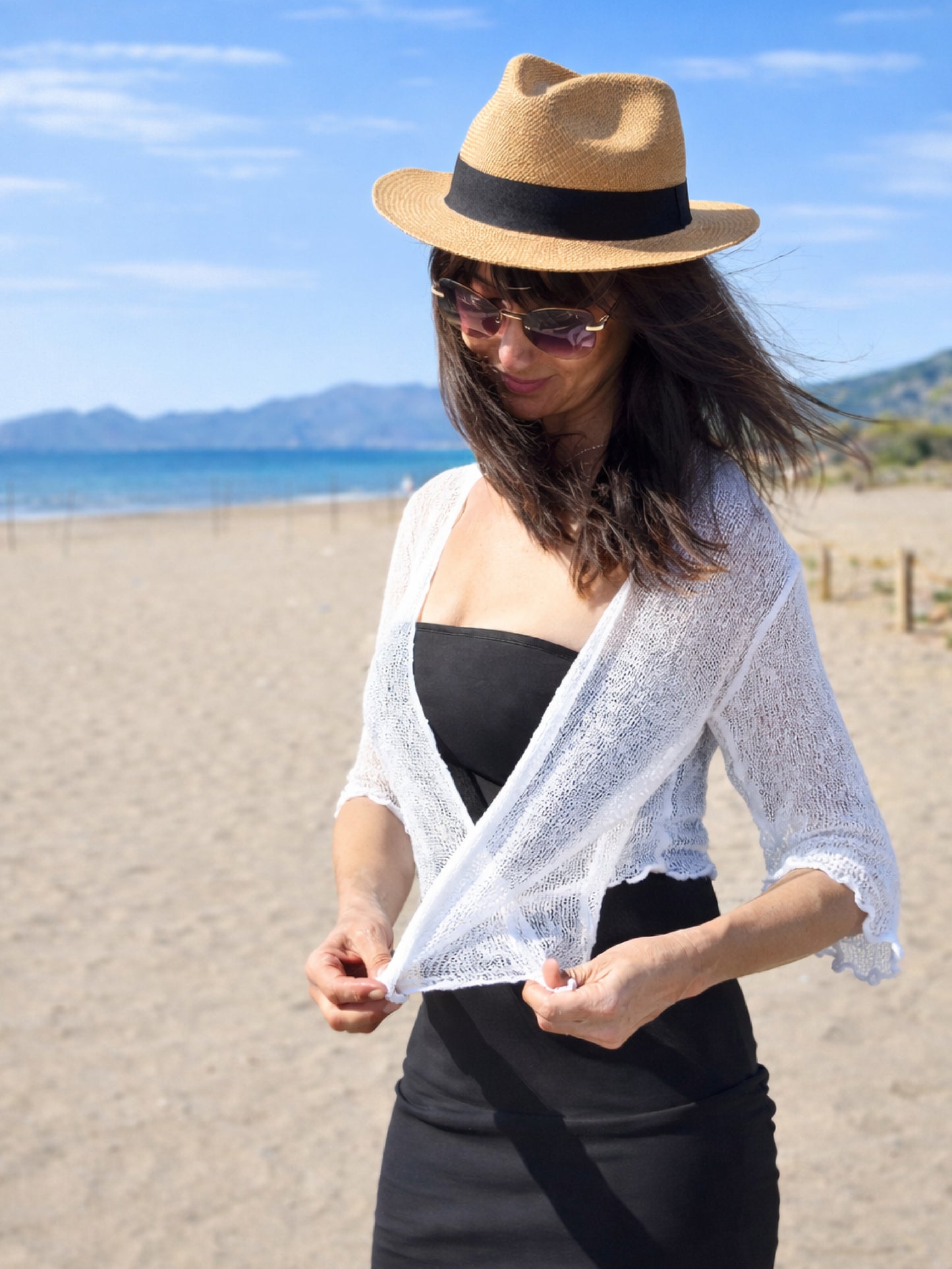 Bali Summer Shrug - White