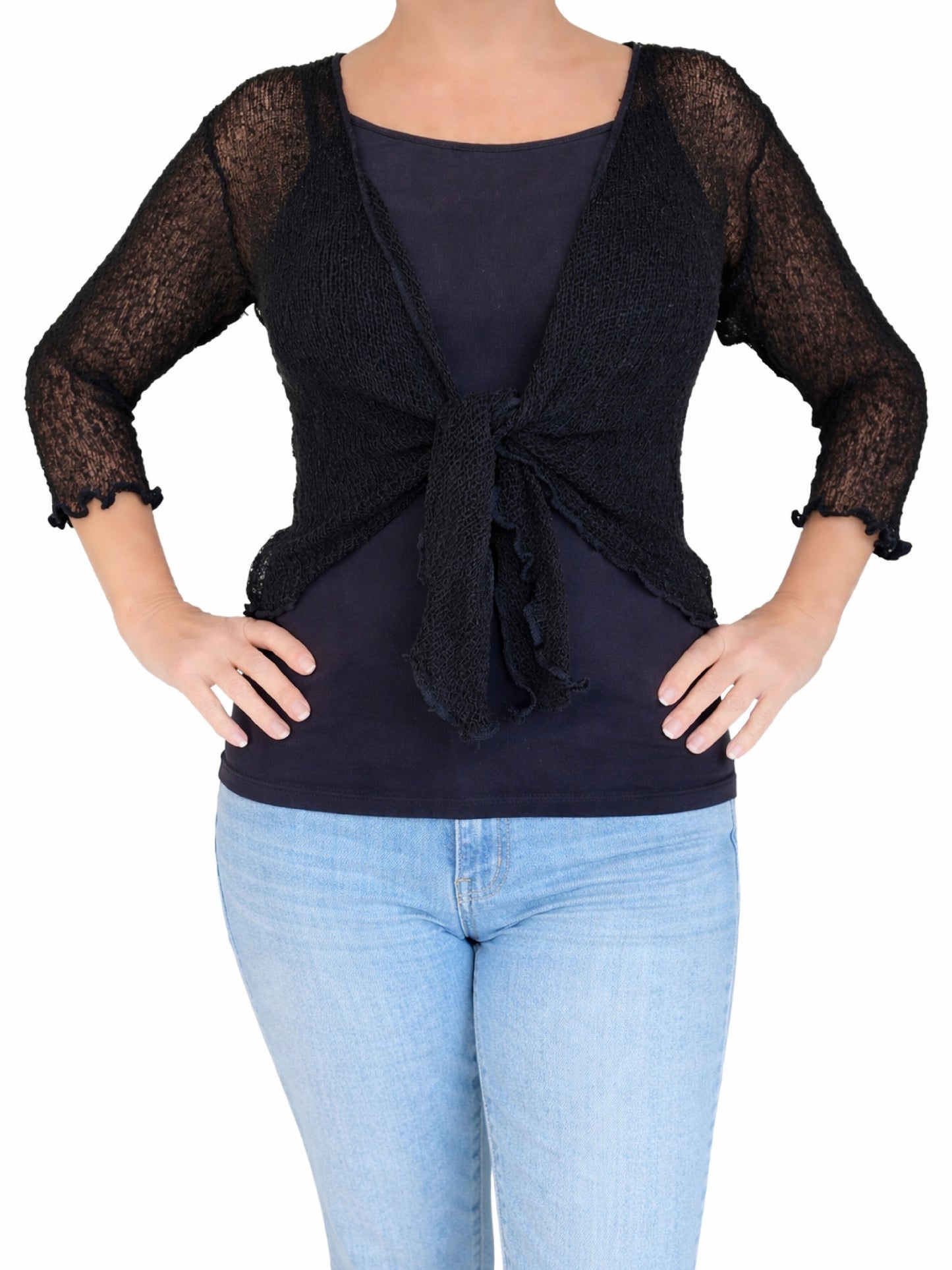 Bali Summer Shrug - Black