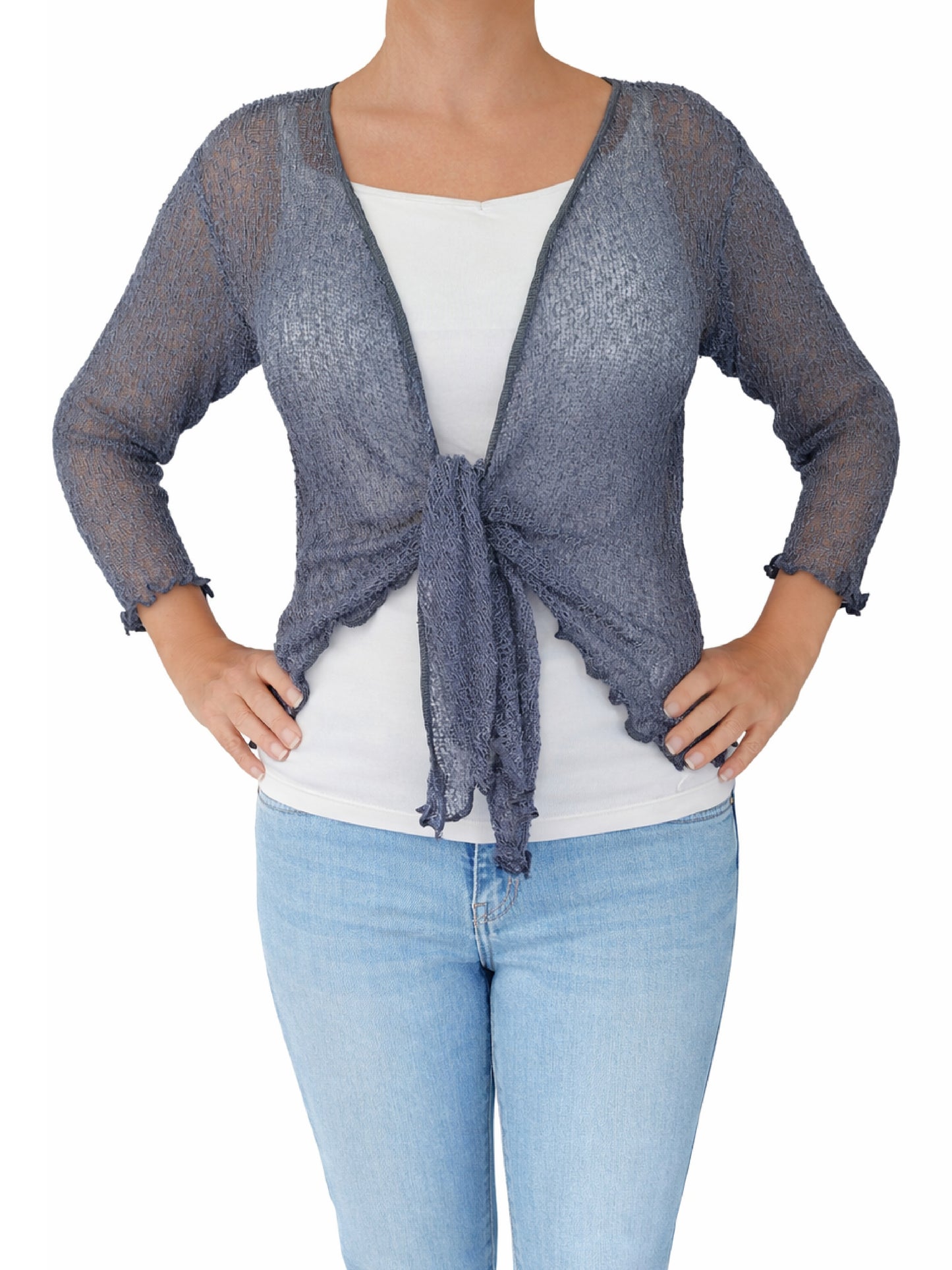Bali Summer Shrug - Grey