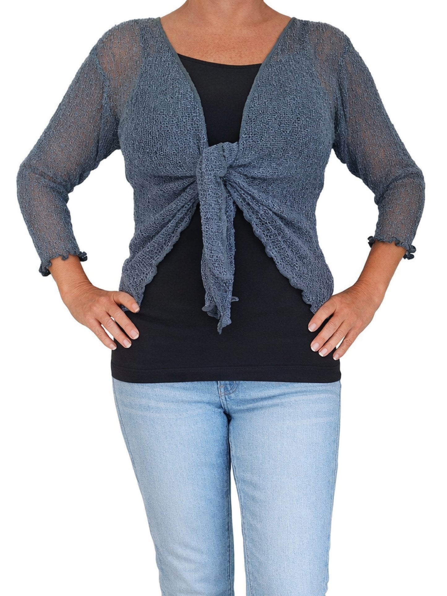Bali Summer Shrug - Grey