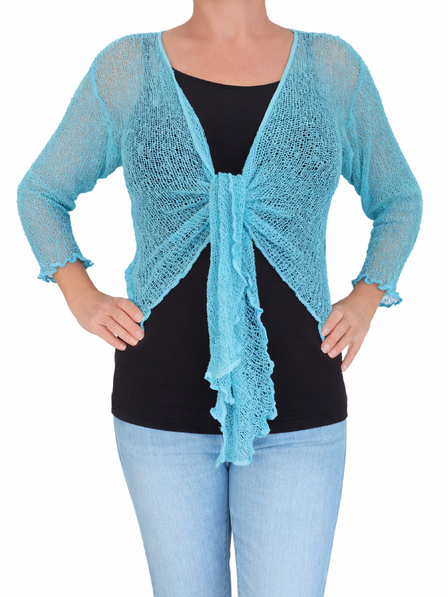 Bali Summer Shrug - Light Blue