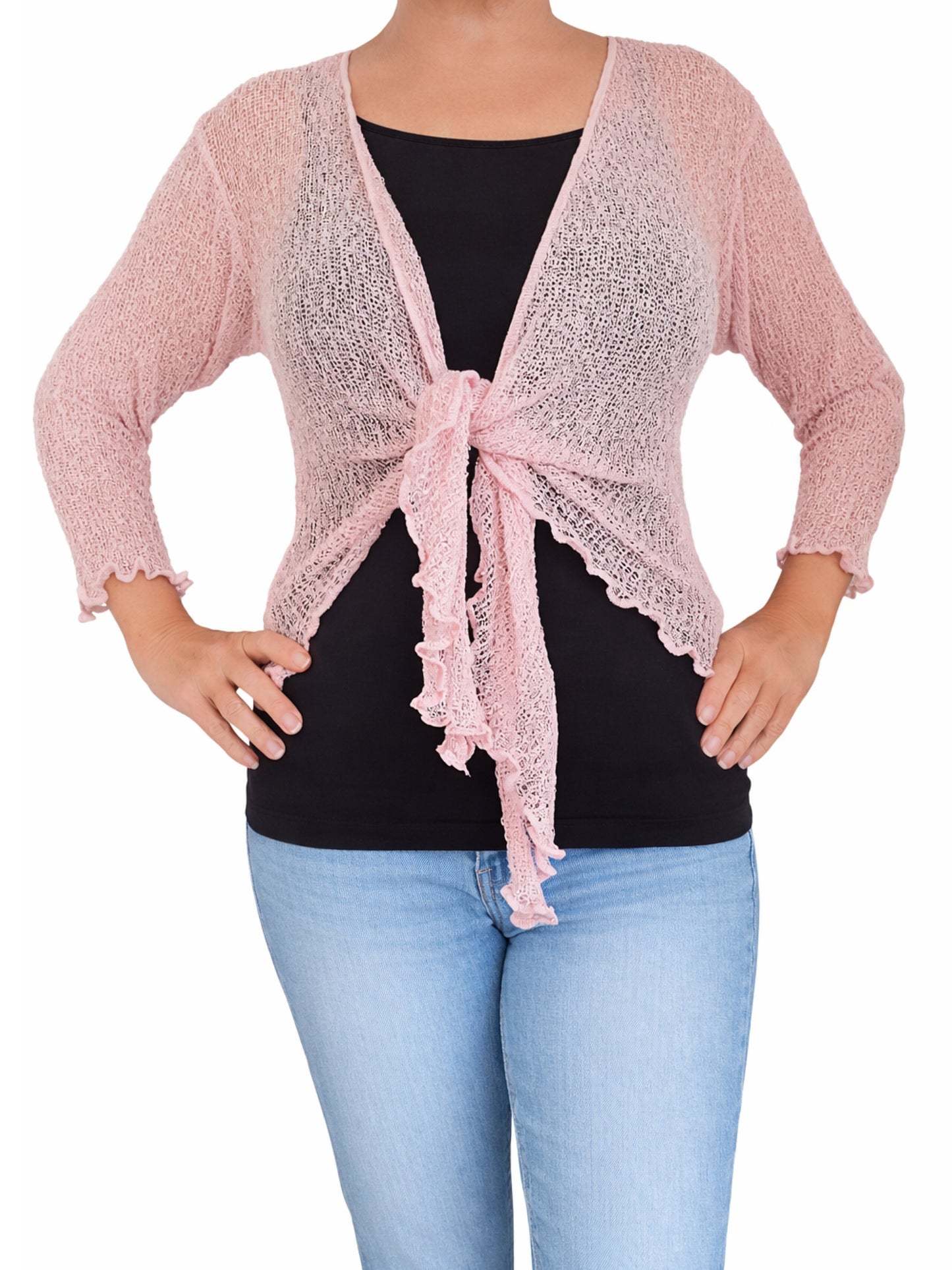 Bali Summer Shrug - Light Pink