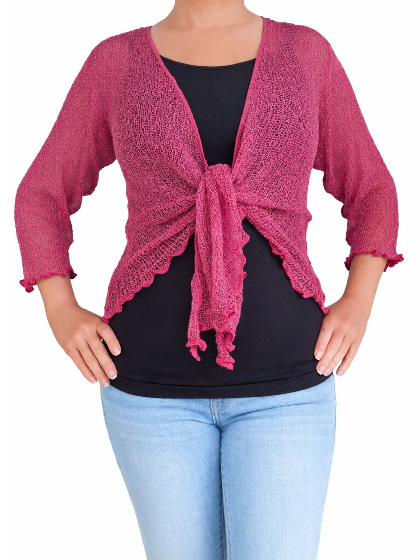 Bali Summer Shrug - Magenta