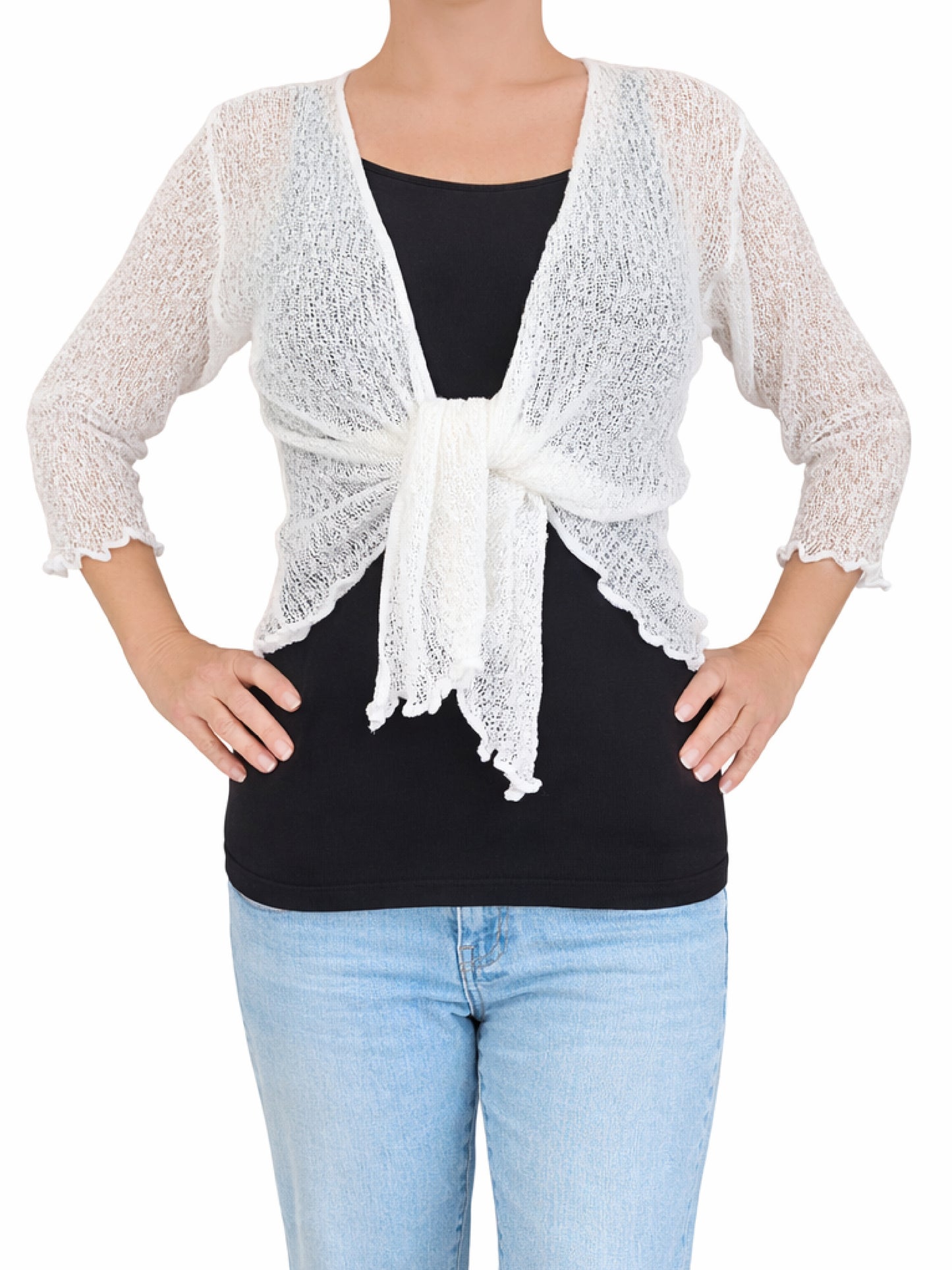 Bali Summer Shrug - White