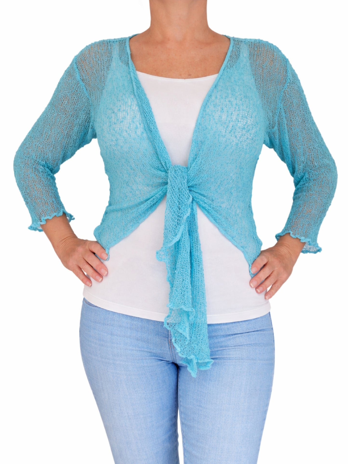 Bali Summer Shrug - Light Blue