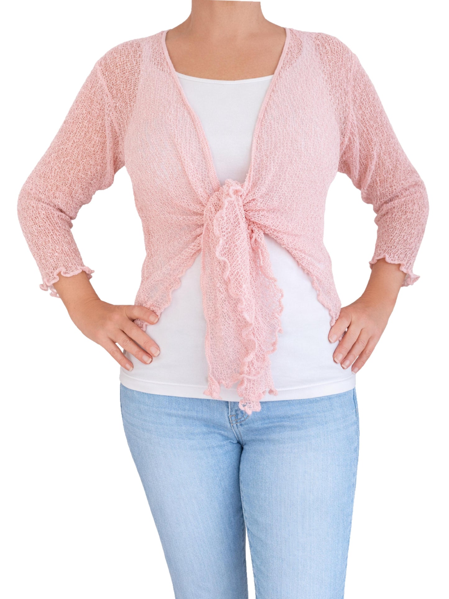 Bali Summer Shrug - Light Pink