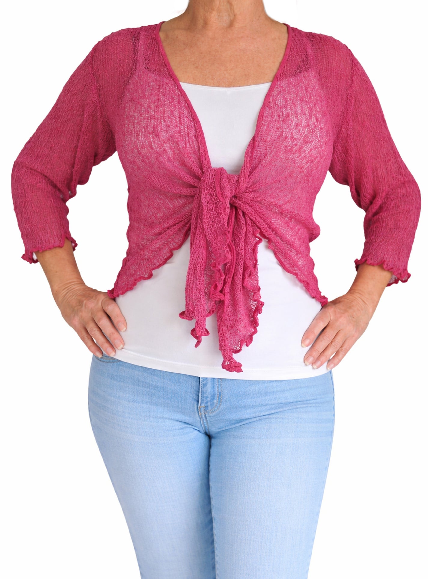 Bali Summer Shrug - Magenta