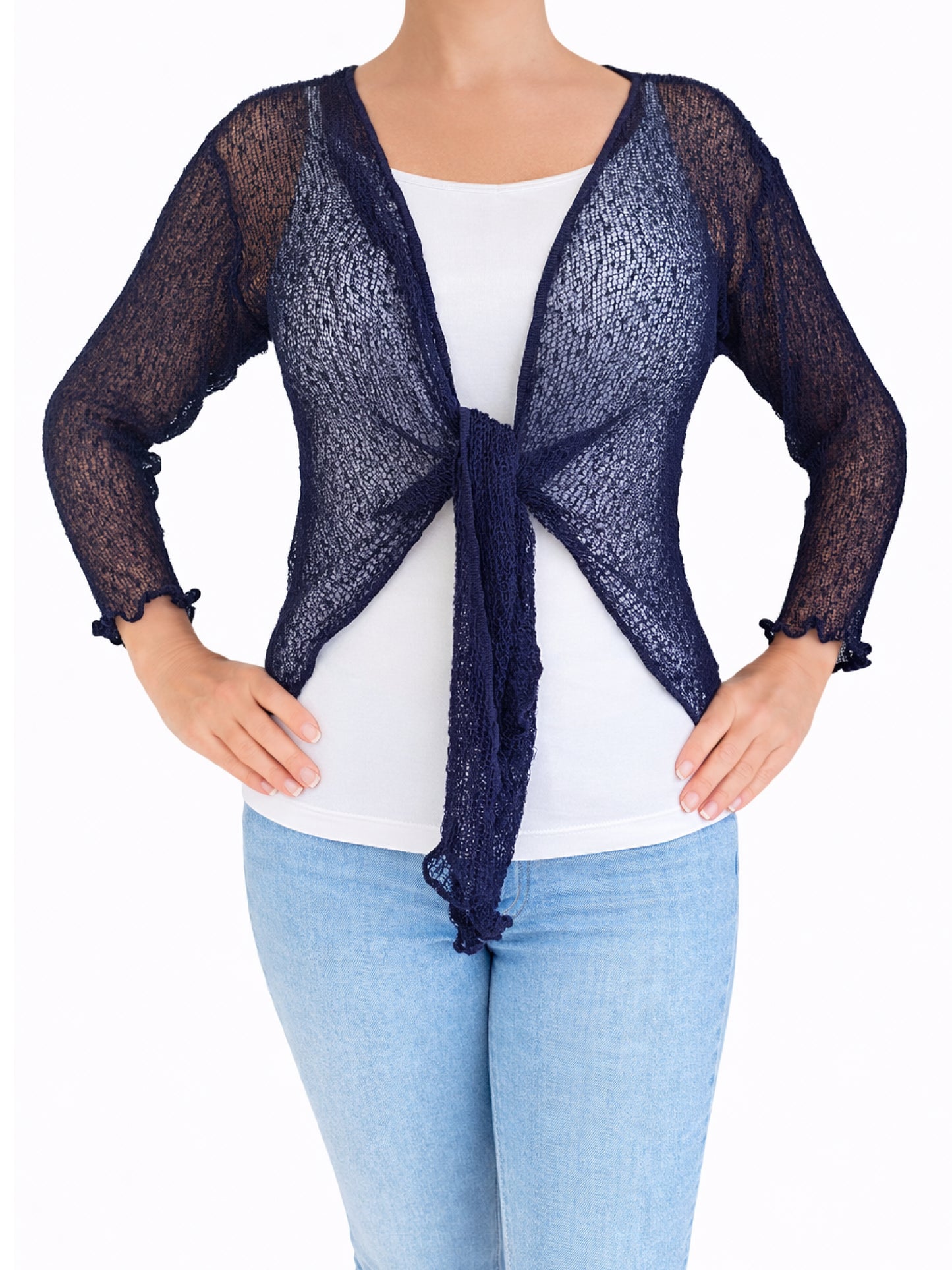 Bali Summer Shrug - Navy