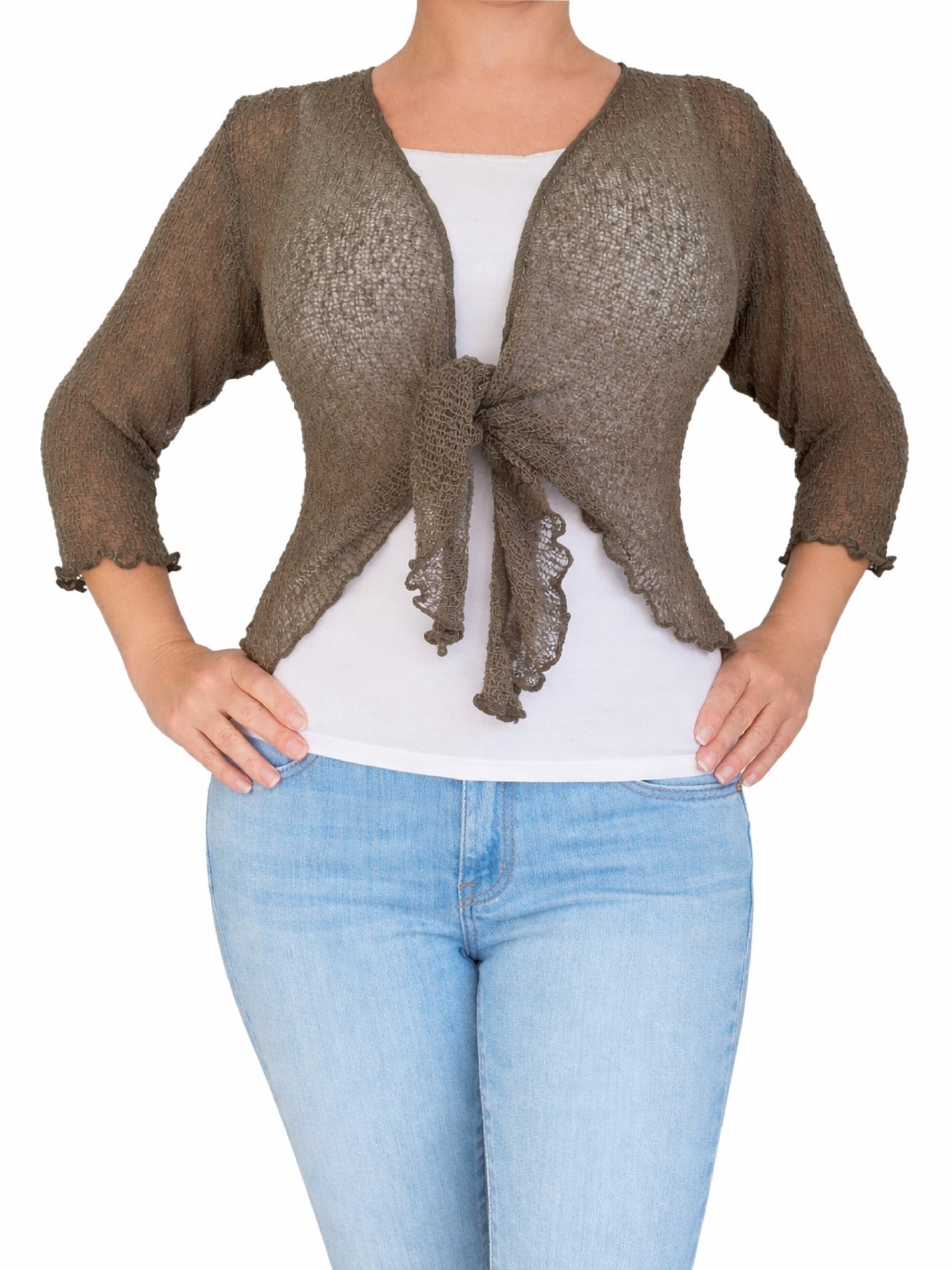Bali Summer Shrug - Olive