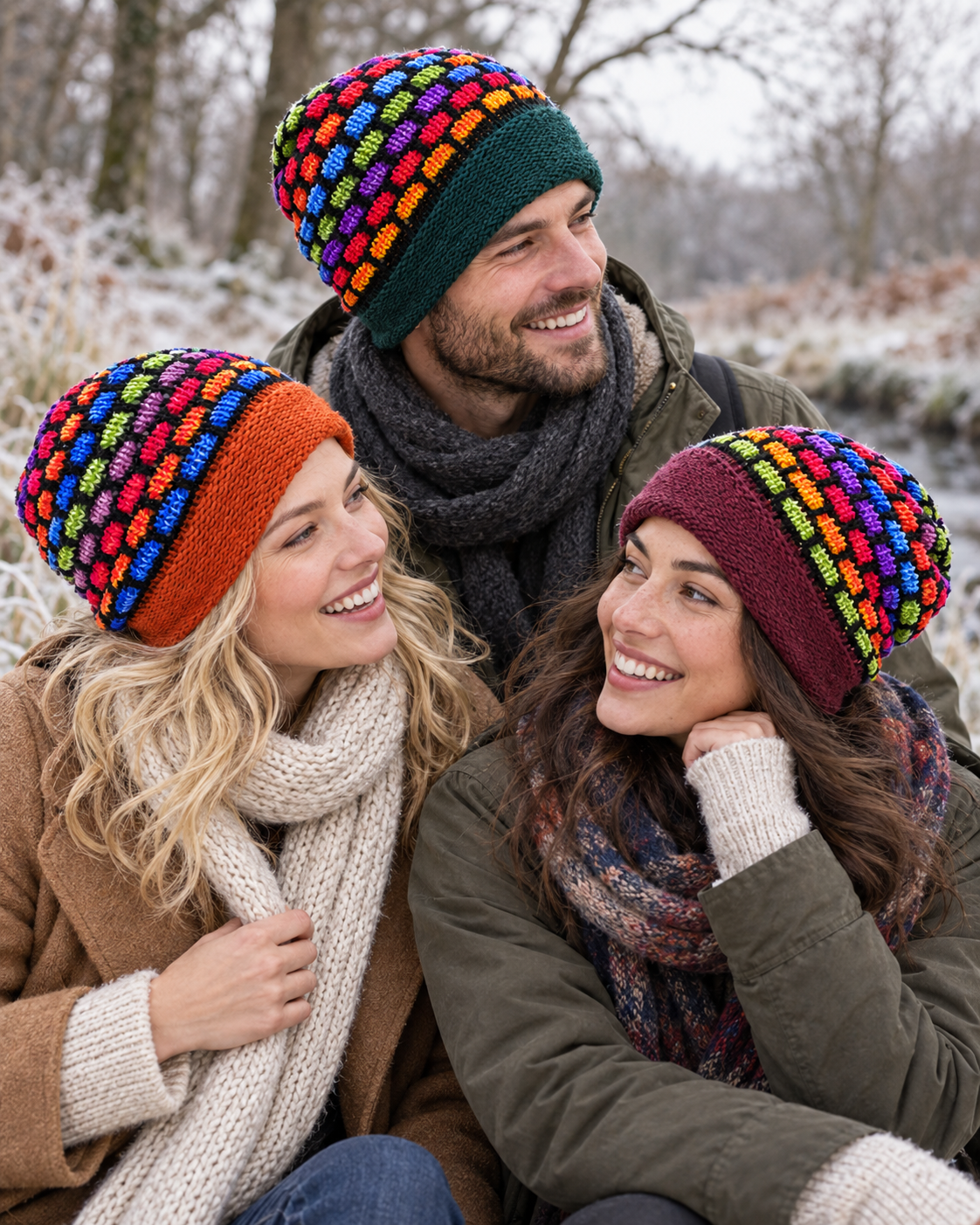 Alpaca Wool Beanie Hat HEX