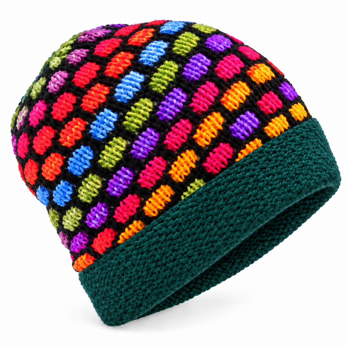 Alpaca Wool Beanie Hat HEX