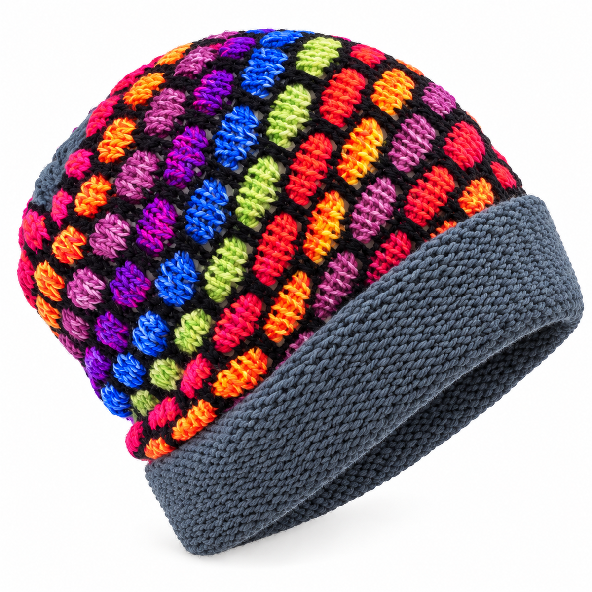 Alpaca Wool Beanie Hat HEX
