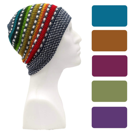 Alpaca Wool Beanie Hat