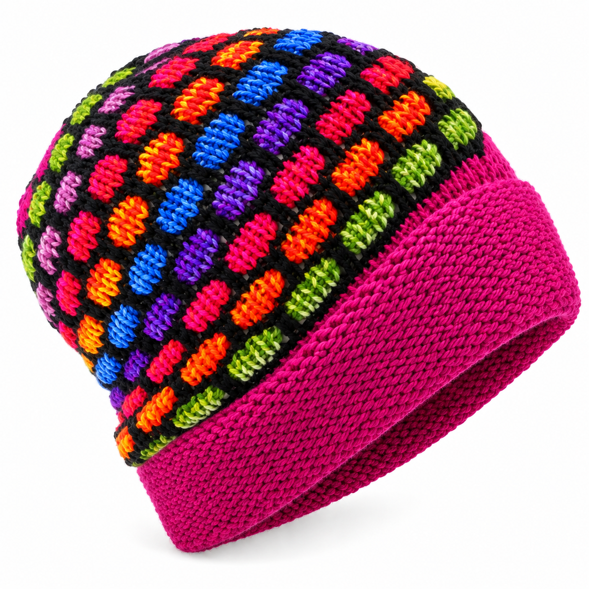 Alpaca Wool Beanie Hat HEX