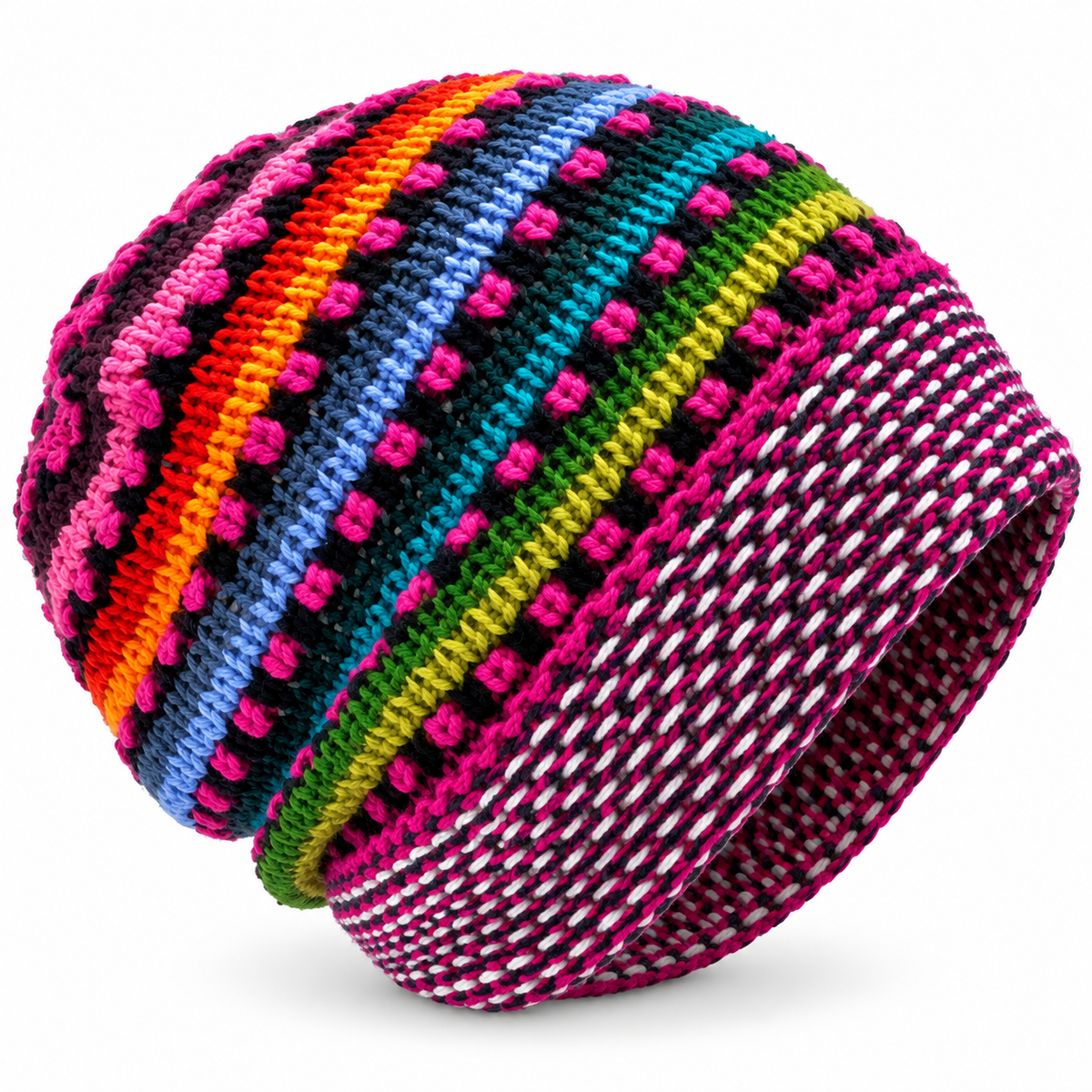 Alpaca Wool Beanie Hat (C)
