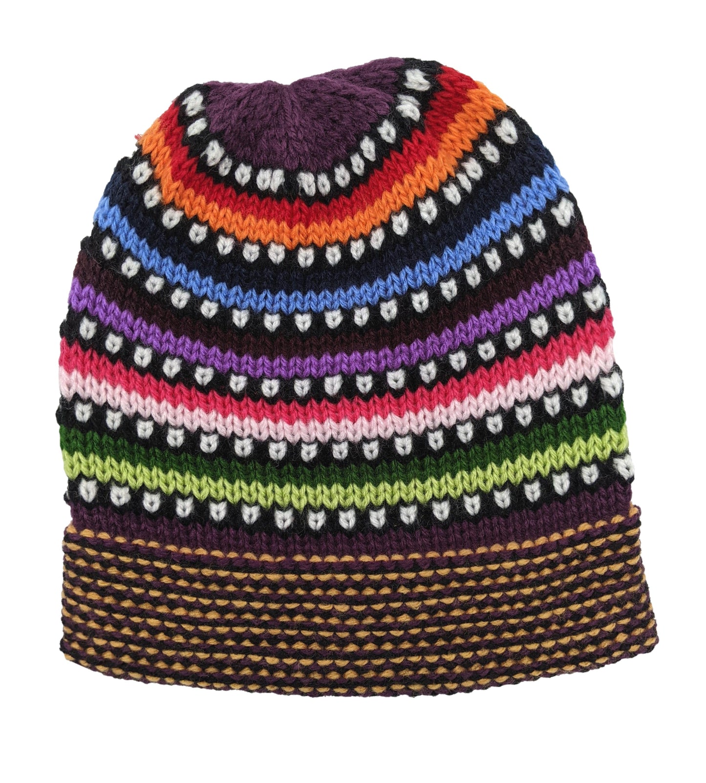 Alpaca Wool Beanie Hat (B)