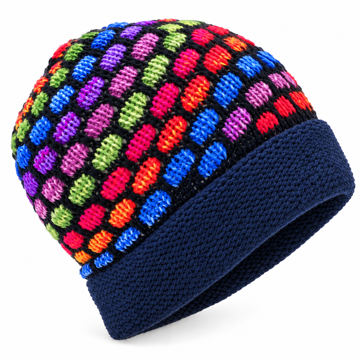 Alpaca Wool Beanie Hat HEX