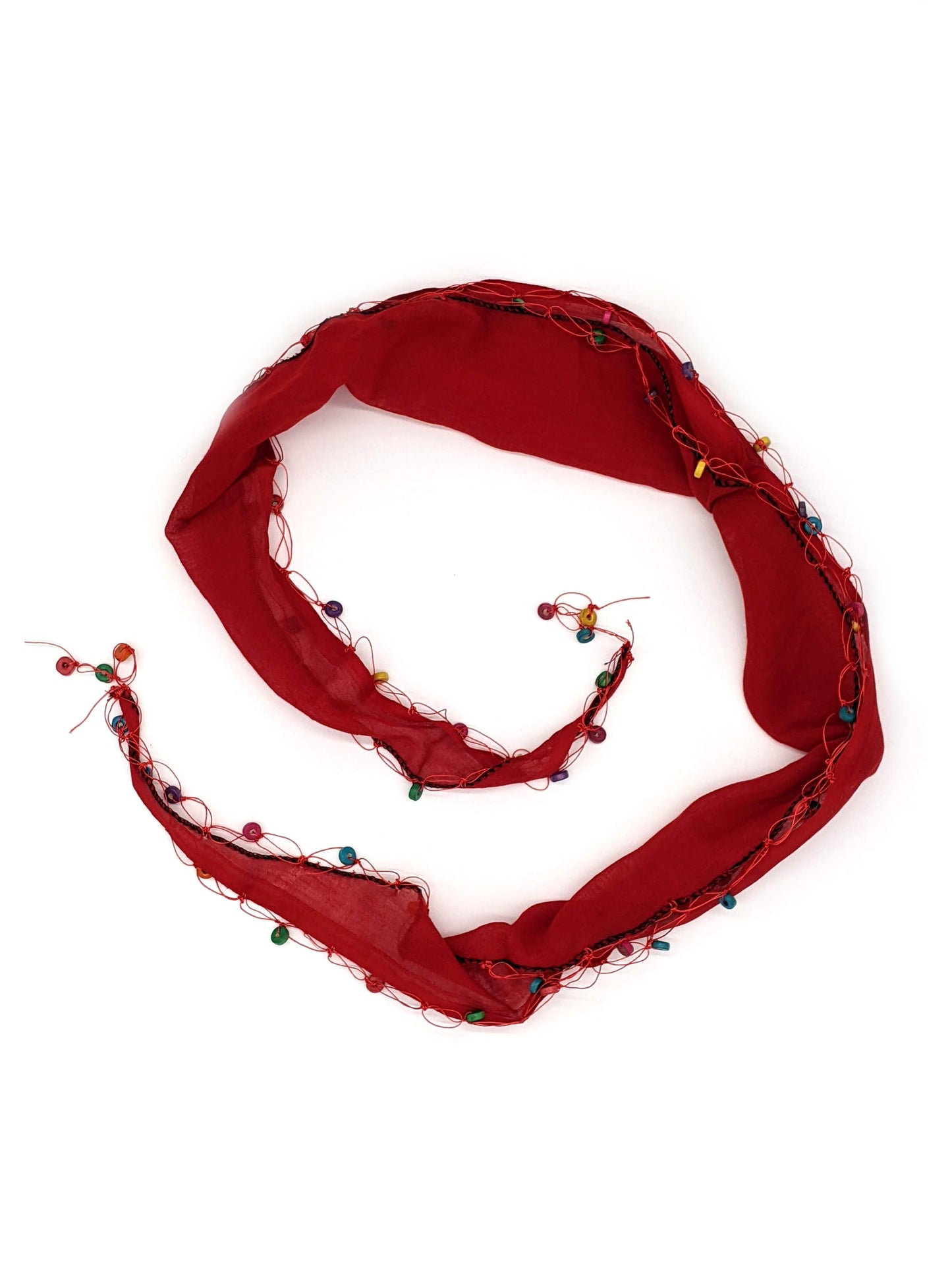 Hat Scarf - Red