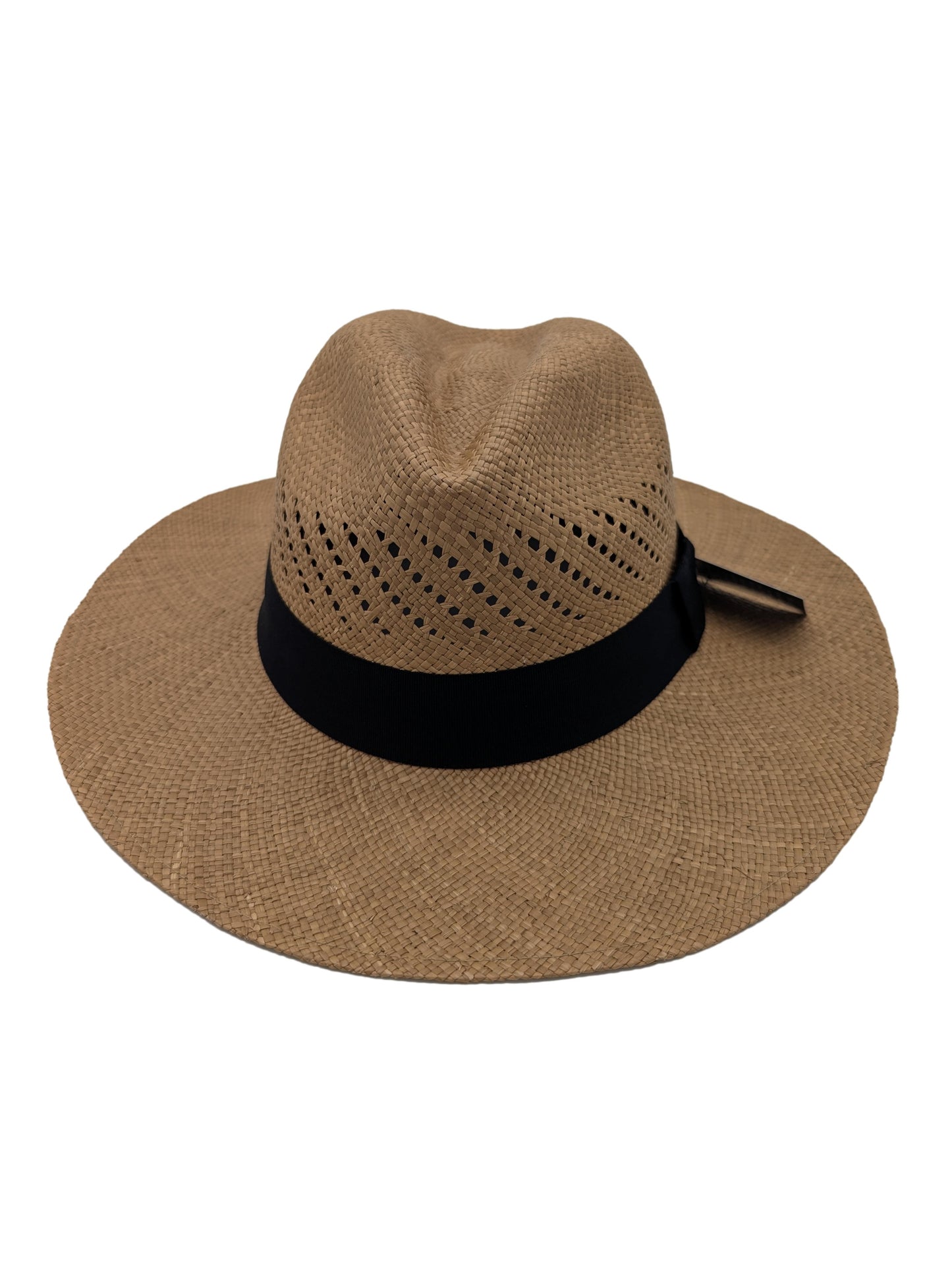 Brown Panama Hat ~ Holes 60cm