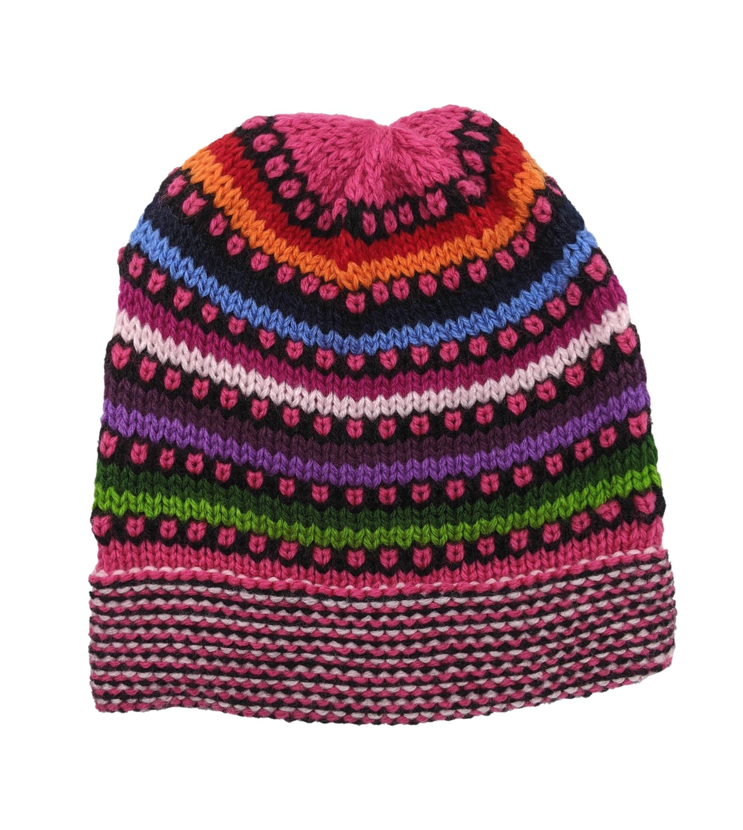 Alpaca Wool Beanie Hat (B)