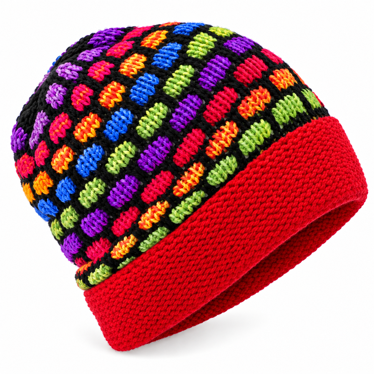 Alpaca Wool Beanie Hat HEX
