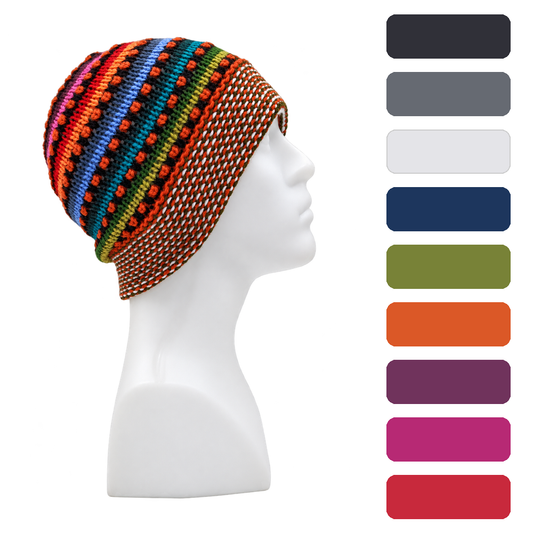 Alpaca Wool Beanie Hat (C)